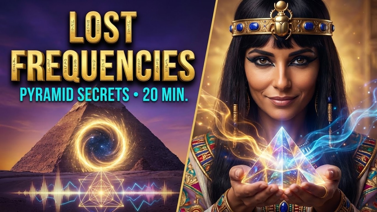 The Secret Sounds of the Pyramids 🔮 Lost Egyptian Frequencies • 18 Min Deep Meditation