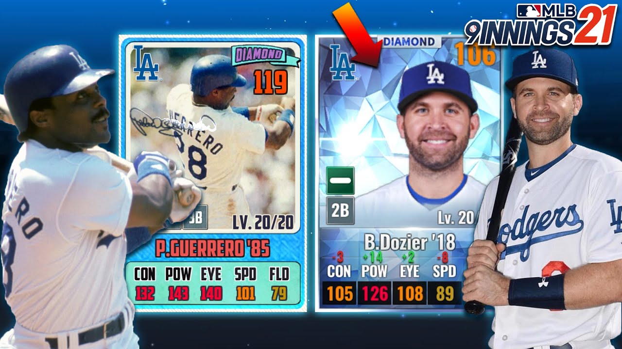 INSANE RETRAIN!! Diamond Vintage Signature Pedro Guerrero Level 20! MLB 9 Innings 21