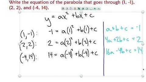 Big Ideas Algebra 2 2.4: Modeling Quadratics