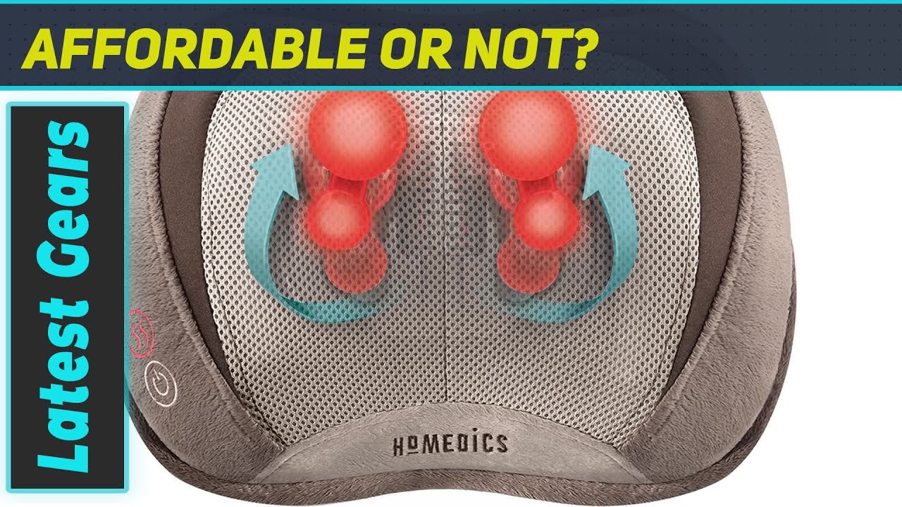 HoMedics 3D Shiatsu and Vibration Massage Pillow – The Best at Home Relaxation