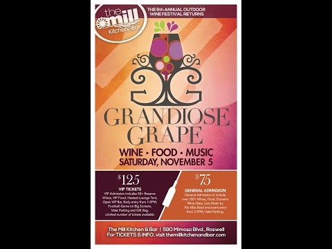The Mill Restaurant & Bar's Grandiose Grape Wine Festival
