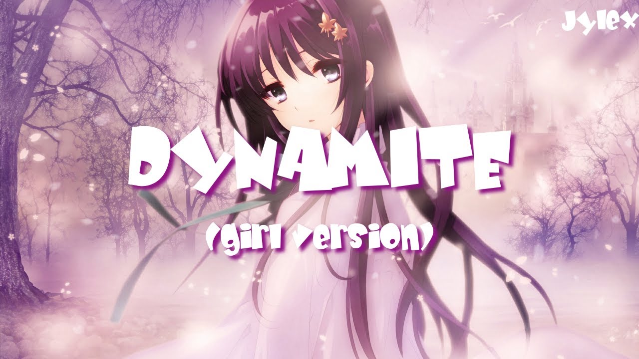 Nightcore - Dynamite (Girl Version) [Lyrics]