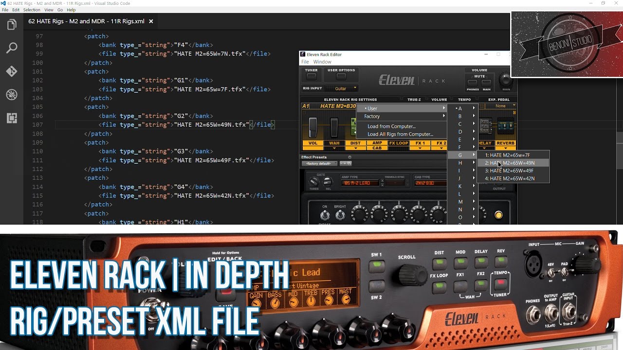 ELEVEN RACK IN DEPTH // RIG/PRESET XML FILE [BEGINNER] YouTube