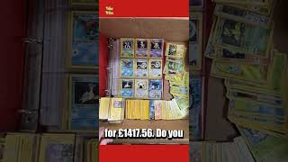 🔥 Would YOU pay £1,417.56 for Vintage Box Pokemon Card Collection Lot? #PokemonCards #shorts