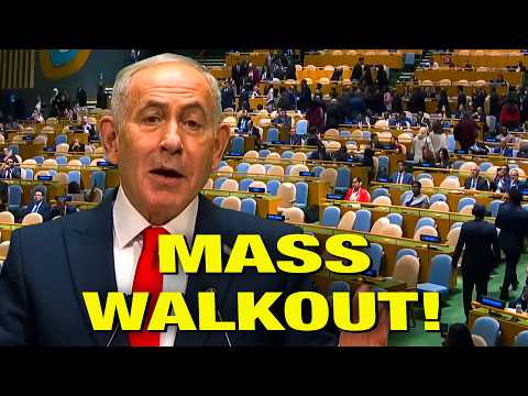 Netanyahu HUMILIATED By Mass Walkout During UN Speech!