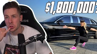 Reaktion auf Das luxuriöseste Auto aller Zeiten Mercedes Maybach Pullman von Supercar Blondie