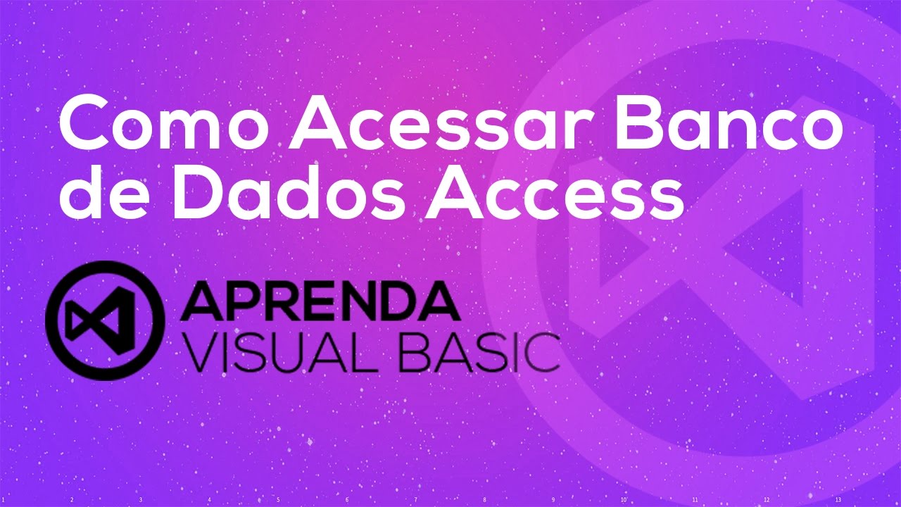 Visual Basic . net - Acessando Banco de Dados Access - YouTube