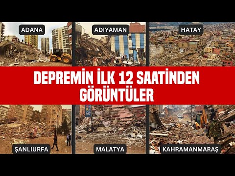 Depremin ilk 12 Saati. Açıklamada tüm yardım linkleri var