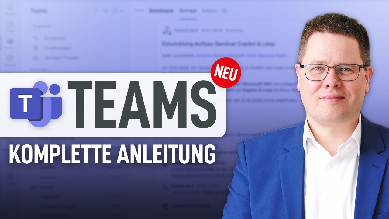 💬 Microsoft Teams Tutorial (die wichtigsten Funktionen!)
