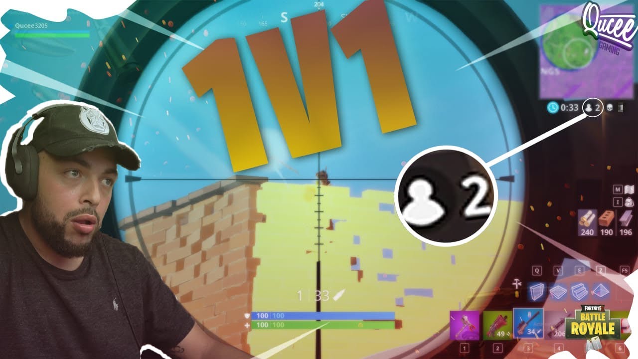 SNIPER BATTLE: WIE GAAT ER WINNEN ?? - QUCEE SPEELT FORTNITE #13