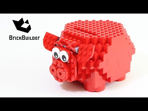 Suri Tolk Feasibility Lego 40155 Piggy Coin Bank - Lego Speed Build - YouTube