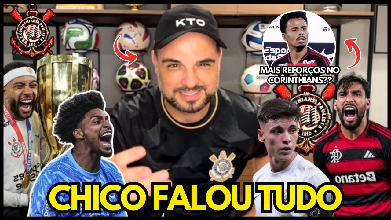 🚨 Chico brought the news after Corinthians won the Super Cup