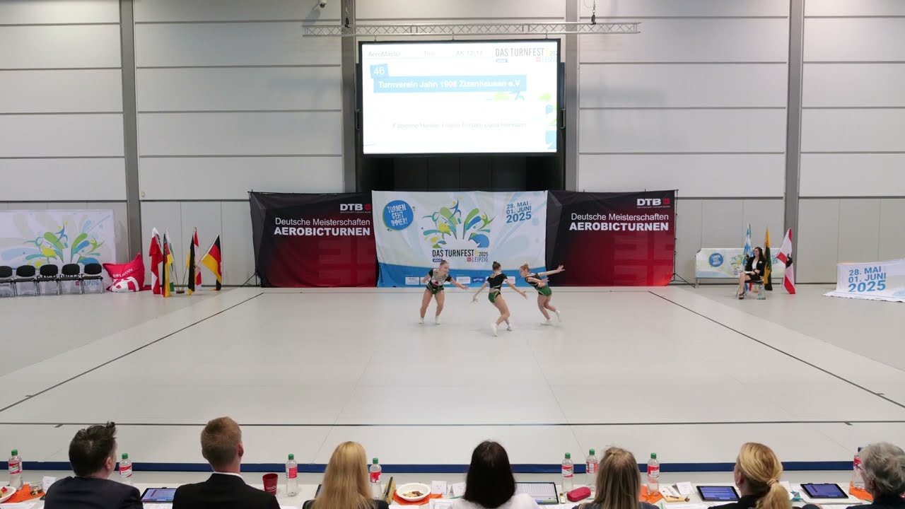 Deutsche Meisterschaften 2025 Leipzig - Final - AeroMaster,Trio, AK 12-14 - TV Jahn 1908 Zizenhausen