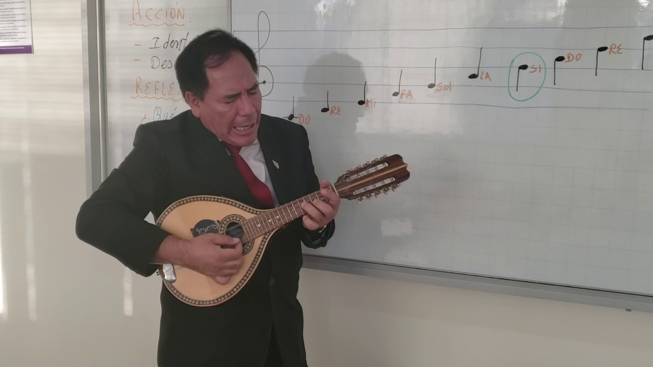 Taller de Música - ubicar las notas del mandolina en el pentagrama