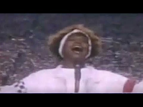 Whitney Houston's Super Bowl moment - YouTube