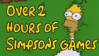 Over 2 hours of perfectly cromulent Simpsons video games