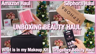 Unboxing My Recent Amazon, Drugstore And Sephora Makeup Haul And What Is In My Makeup Artist Kit