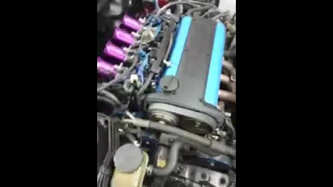 4age start up without full exhaust system.