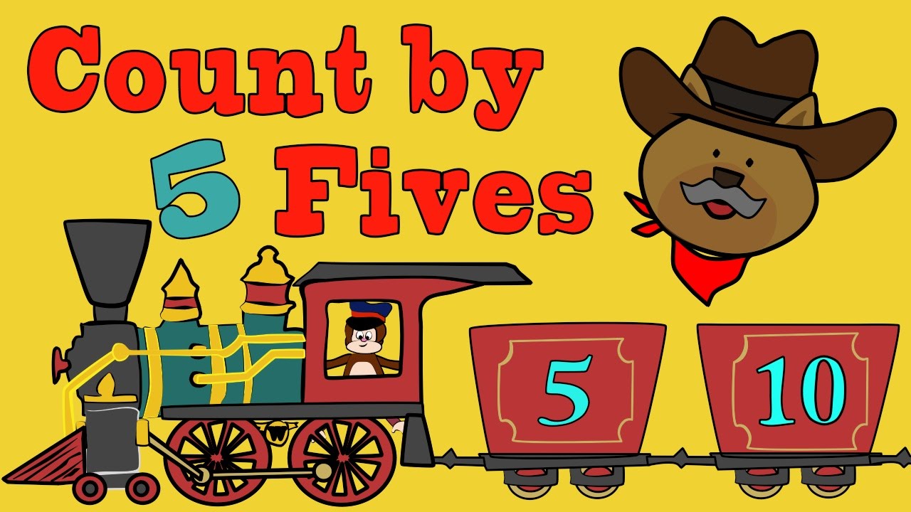 Count by fives | Skip counting songs | The Singing Walrus - YouTube