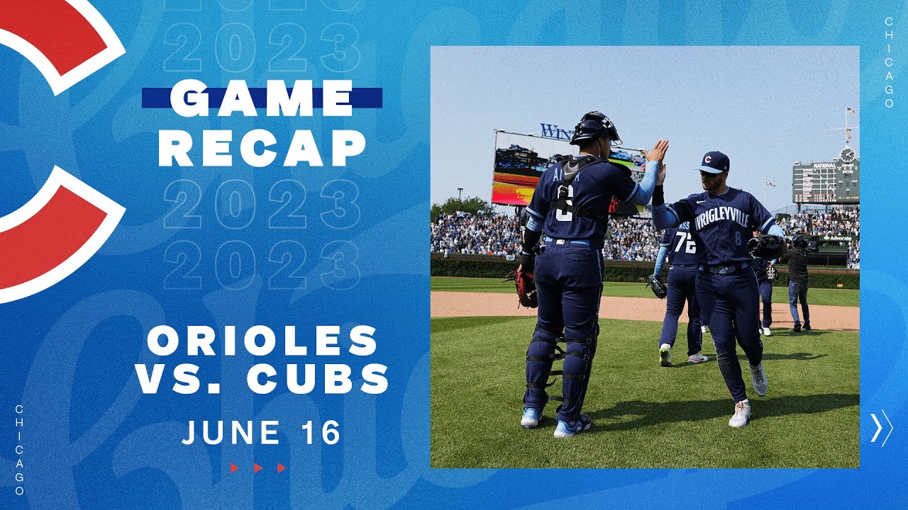 Game Highlights: Cubs Bats Stay Hot in 10-3 Victory vs. Orioles | 6/16/23