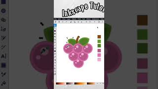 Create a Grape Illustration  #grapes #small #sweet #fruit #shorts