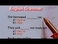 English Grammar Rules | Test Your English Grammar | ✍️🧑🏫