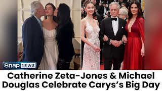 Catherine Zeta Jones & Michael Douglas Beam with Pride at Daughter Carys's Graduation from Brown!