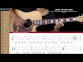 Love of my life guitar cover acoustic fingerpicking  queen  tabs  chords