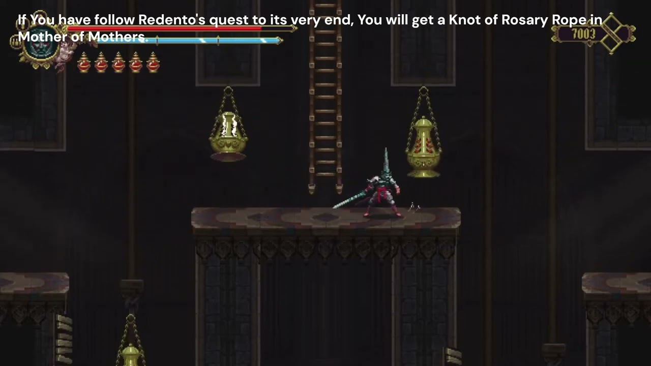 Blasphemous - Knot of Rosary Rope location in Mother of Mothers