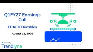 EPACK Durables Earnings Call for Q1FY27