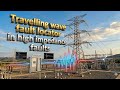 Travelling wave fault location in high impedance fault
