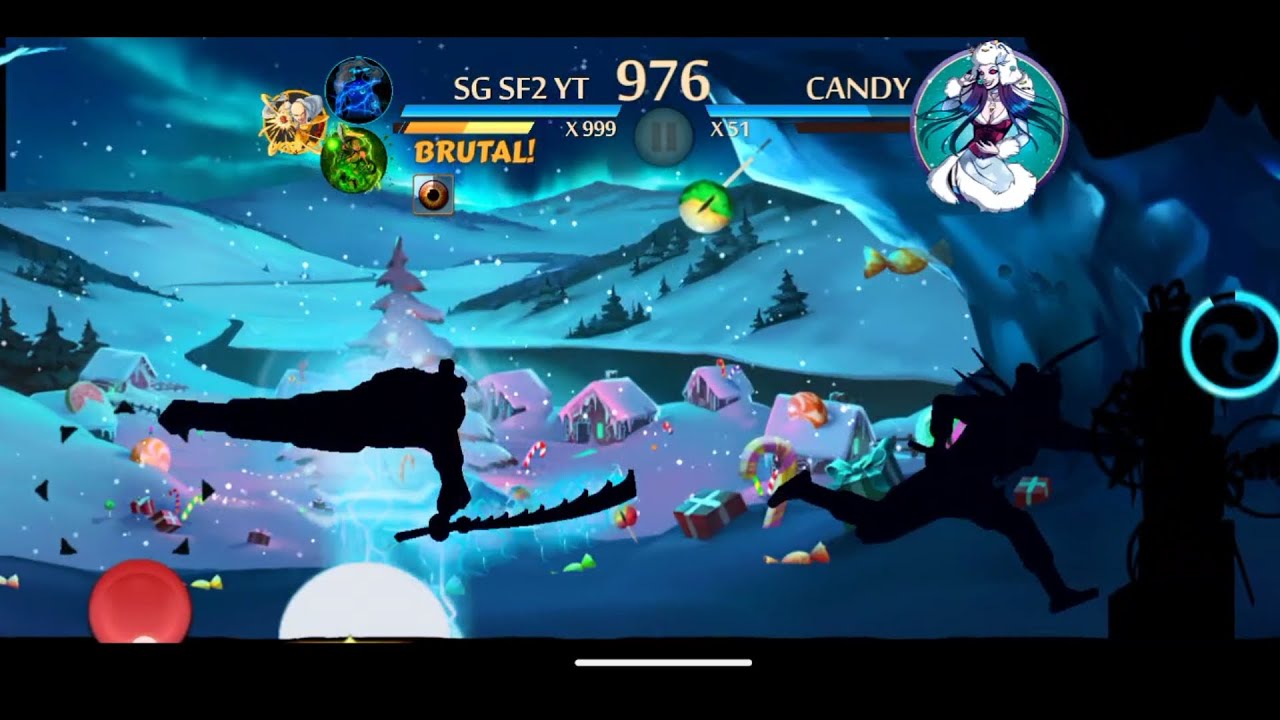 Shadow fight 2🔥Shadow Fight with Candy😱😈moments Gamplay Part -2