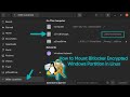 Mounting BitLocker Encrypted Windows Partitions in Linux