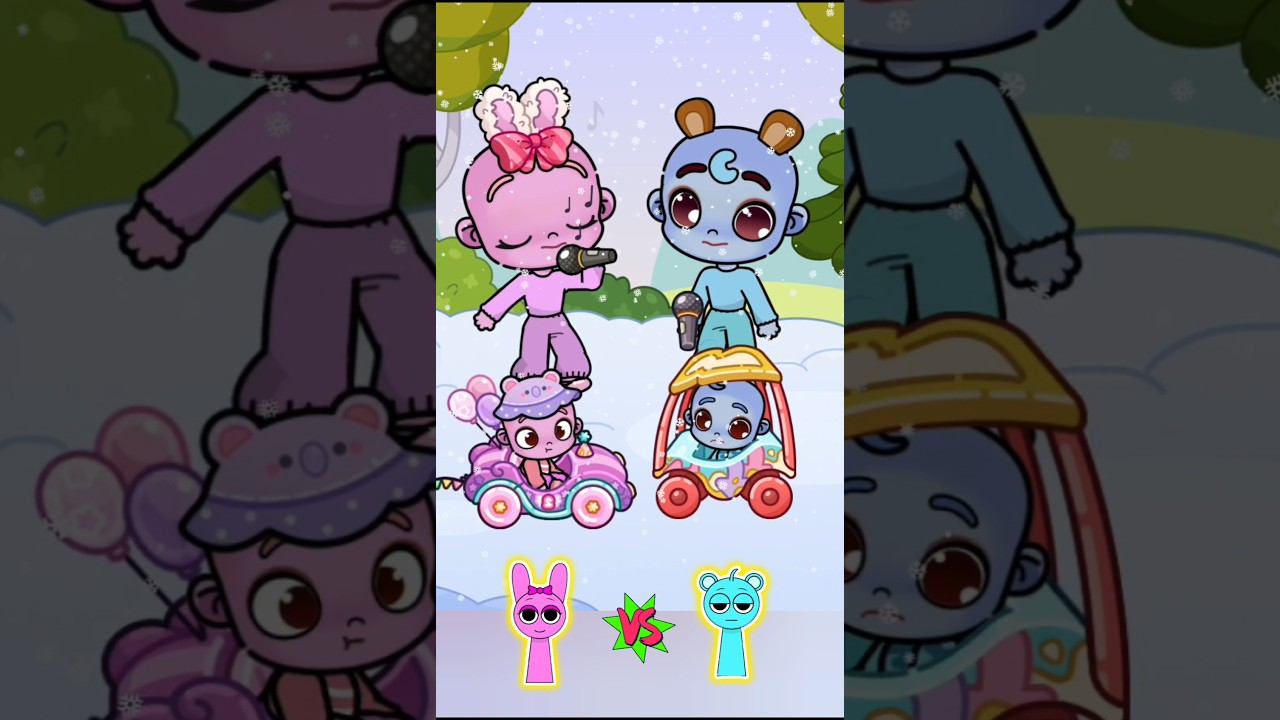 With toddlers 🍼🐣 Sprunki song 