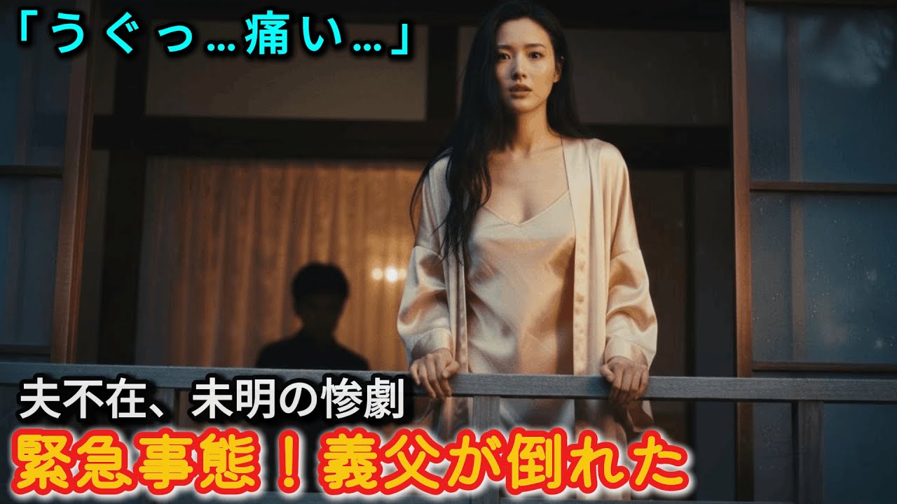 カーテン越しに映る義父の“突き出た影”…我慢できずに部屋を開けた嫁が発見した「茶色くて太い物証」に戦慄する。