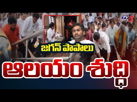 MLA Arimilli Radha Krishna Performs Venkateswara Swamy Temple Purification in Tanuku | TV5 NEWS - TV5NEWS