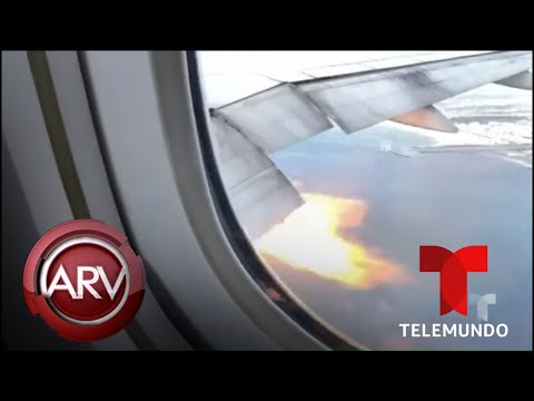 Vídeo: Los Pasajeros Huyen Del Avión Después De Detectar Llamas En El Motor