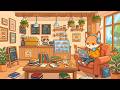 ☕ Foxy’s Plant Café | Cozy Lofi Beats for Work, Study & Focus