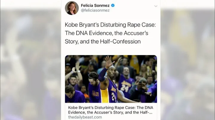 Reporter suspended after 'misguided' tweet on Kobe...