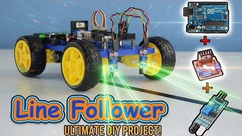 Line Follower Robot Using Arduino || DIY Arduino Line Follower Car At Home 