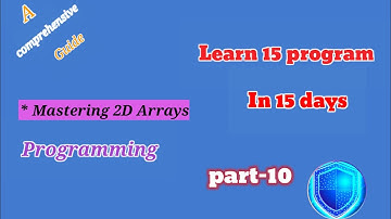 Mastering 2D Arrays:A Comprehensive |2D Arrays: Exploring Concepts and RealTime Booking Seat Project