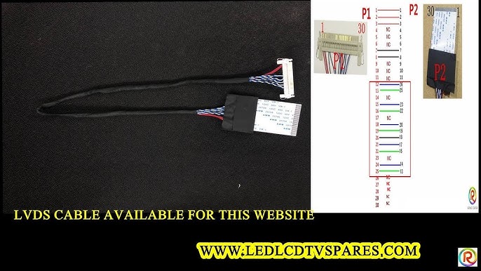 SAMSUNG TO LG PENEL LVDS CABLE 