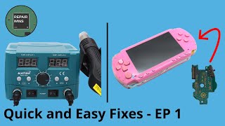 PSP 1000 Power Switch Repair and Minor Soldering Station Repair (Side Projects - Episode 1)