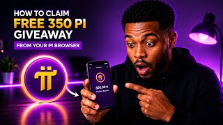Pi-network update, how to claim the free 350 Pi giveaway from your pi browser