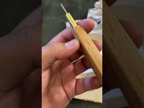 Finally Got Myself A Futatsu Wari Sankaku To So Excited To Carve With This New Tool Printmaking 