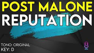 Post Malone  Reputation  Karaoke Instrumental