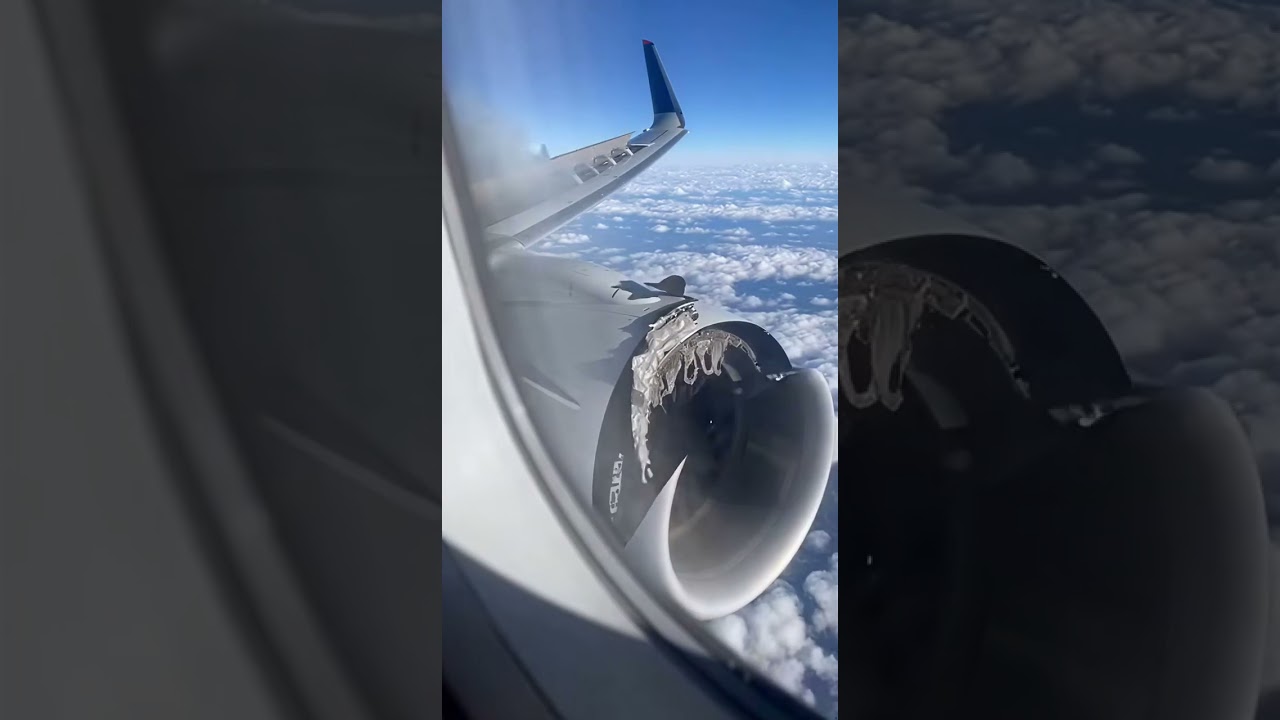 Delta Airbus Struggles As Engine Cowling Breaks Apart During Flight