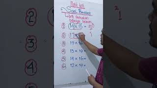 trik perkalian #fypshort #maths #tebaktebakanlogika #serunyabelajar #belajarmatematika