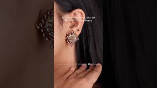 Thirunamam AD Matte Choker Set WhatsApp Orders 80957 78479 www sulliejewels com