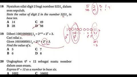 Form 4 Mathematics. Chapter 2 Number Bases (Exam Revision)